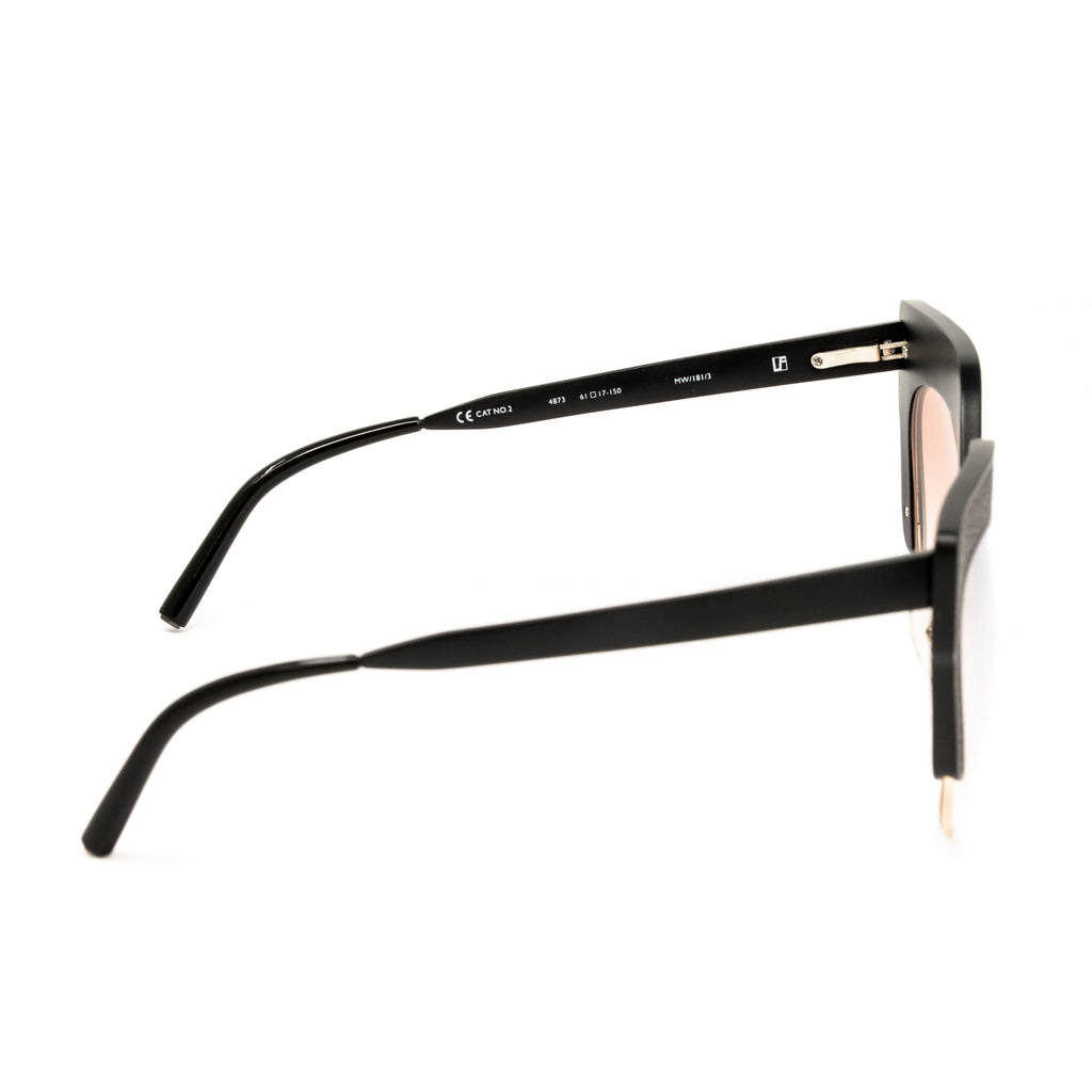Matthew Williamson x Linda Farrow Black/Glitter Sunglasses