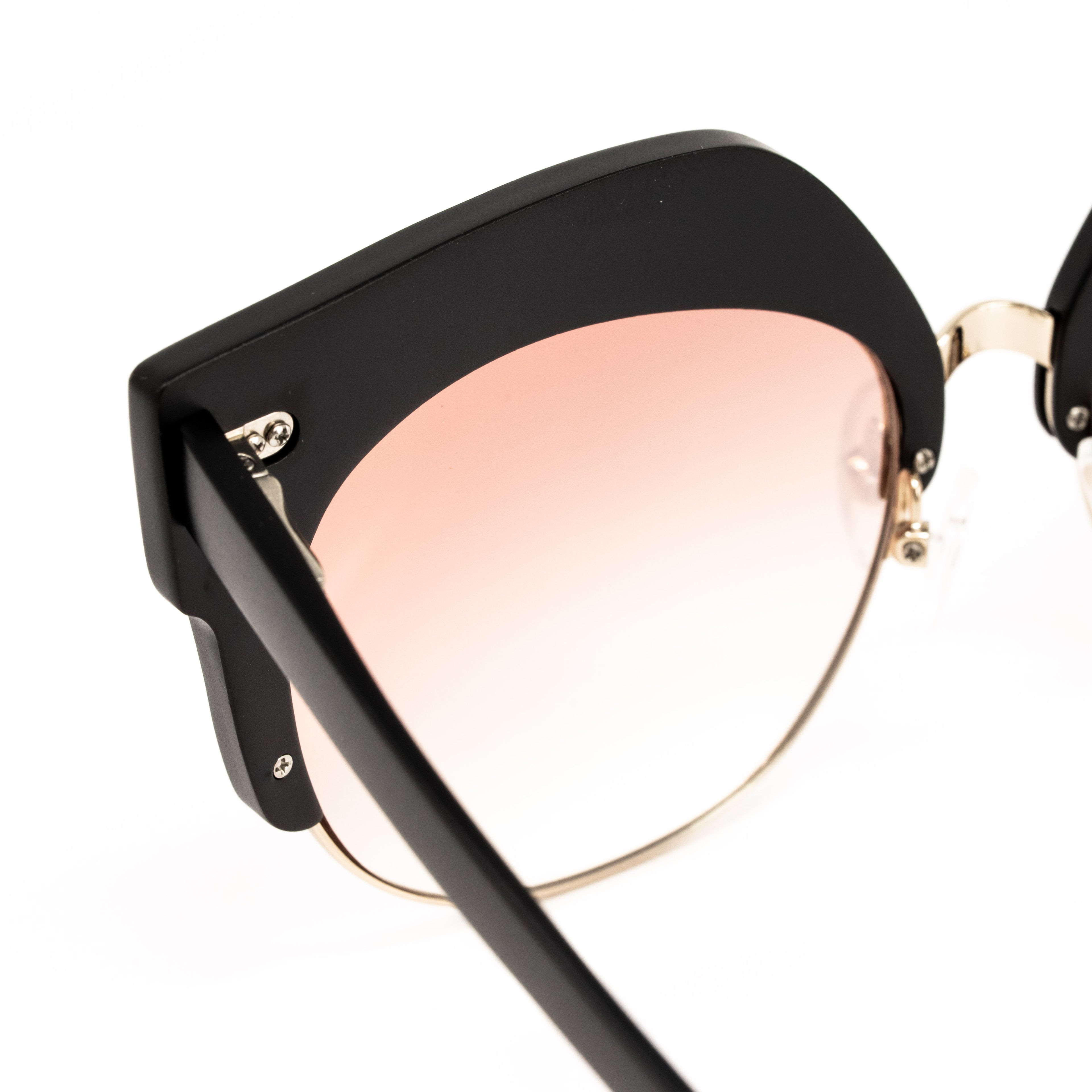 Matthew Williamson x Linda Farrow Black/Glitter Sunglasses