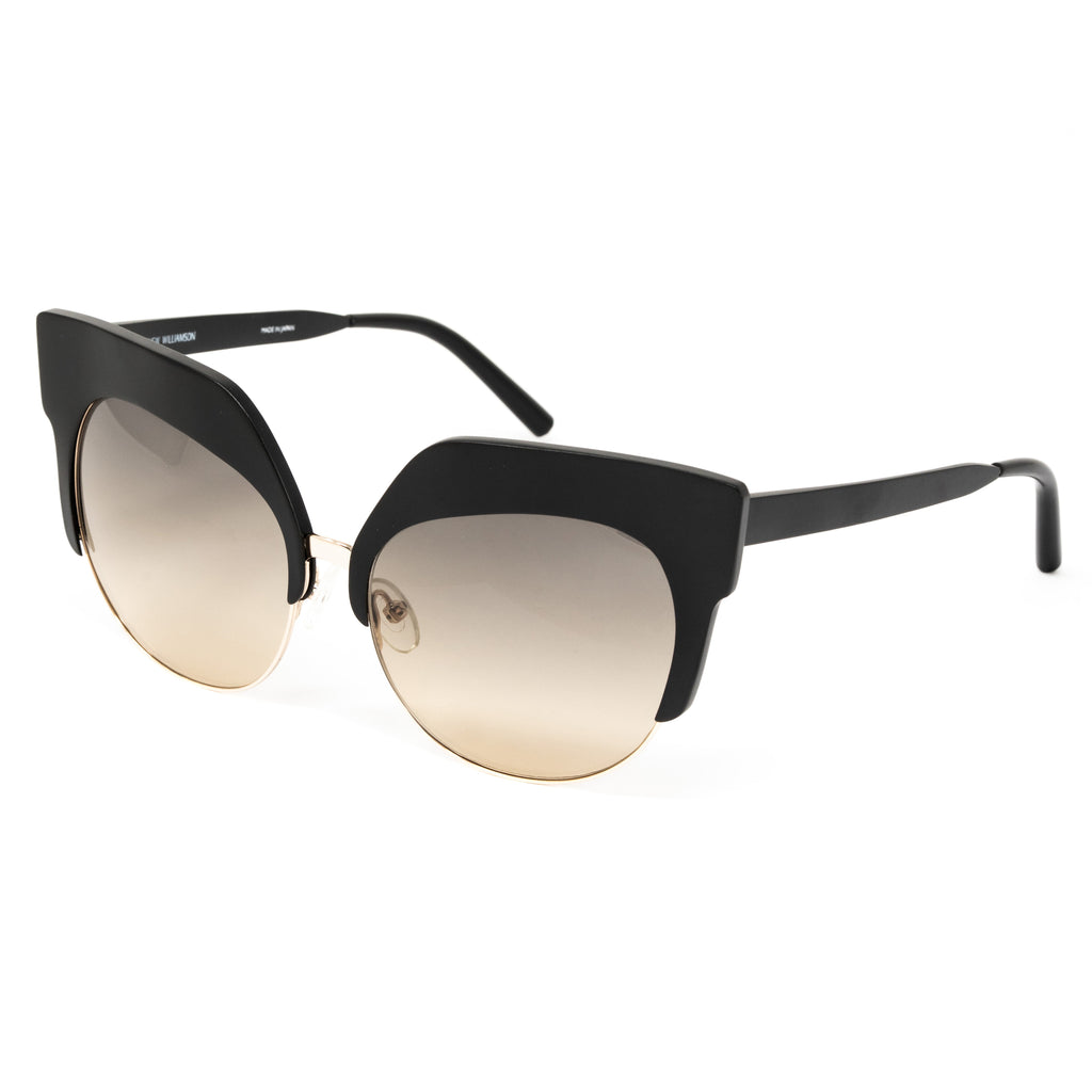 Matthew Williamson x Linda Farrow Black Sunglasses