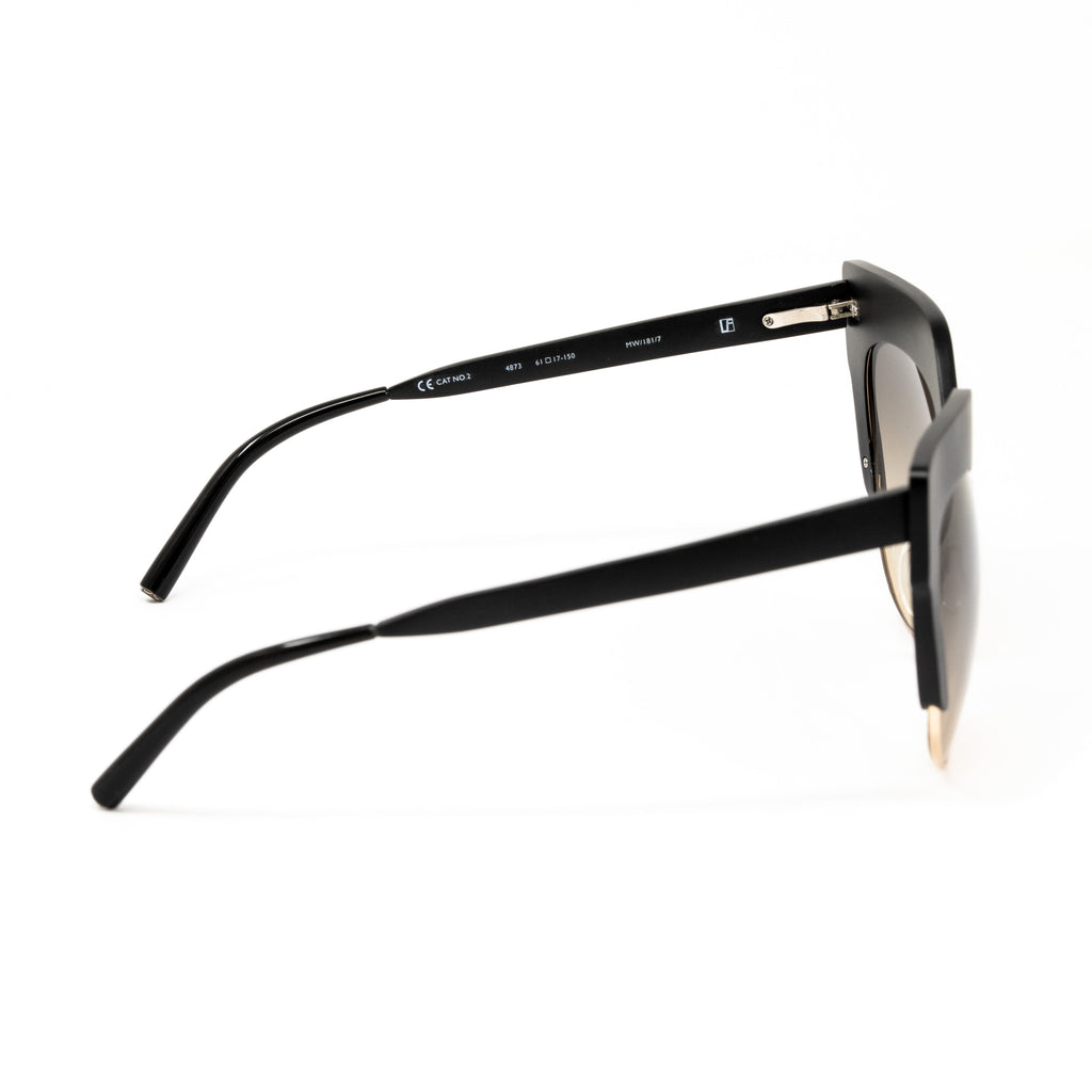 Matthew Williamson x Linda Farrow Black Sunglasses