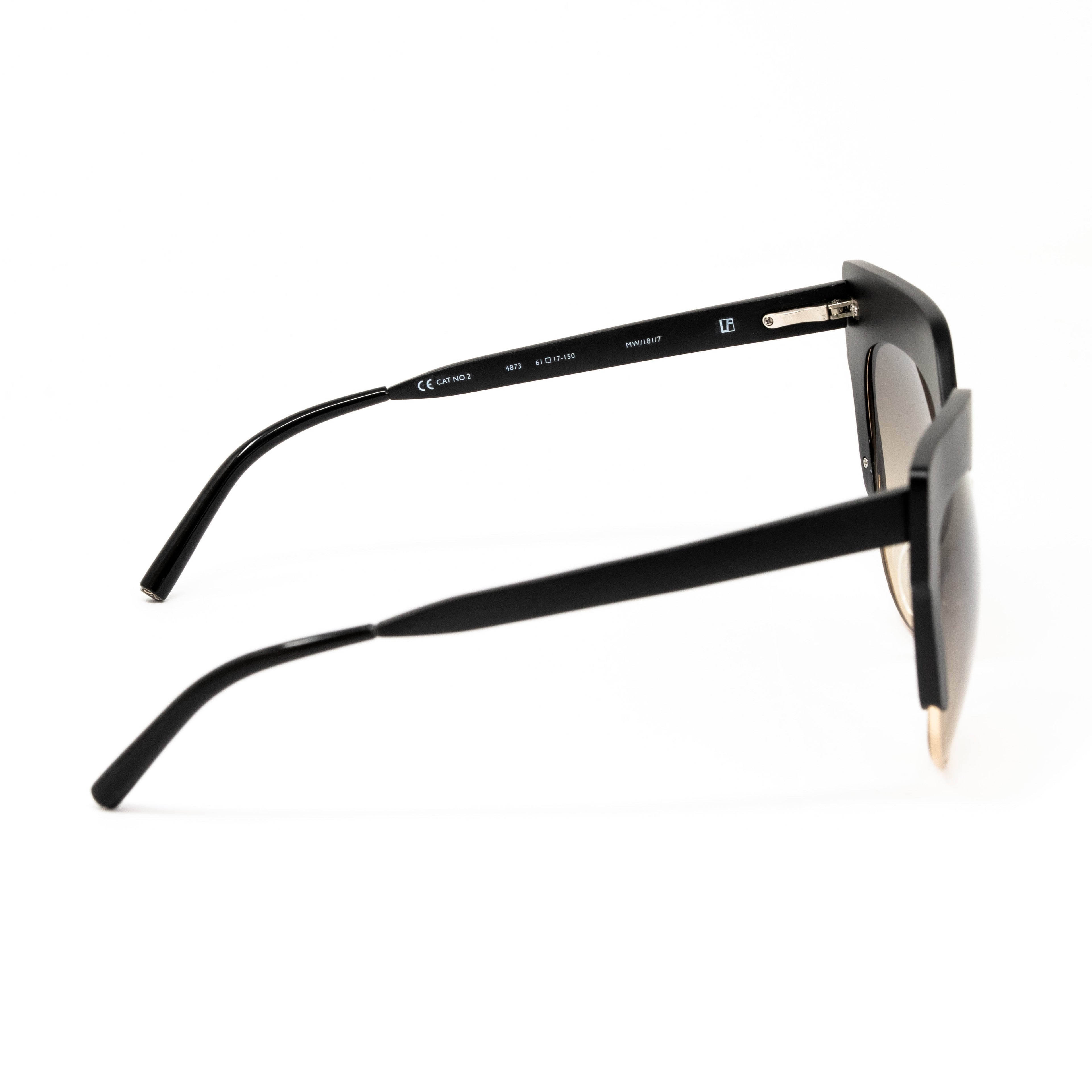 Matthew Williamson x Linda Farrow Black Sunglasses