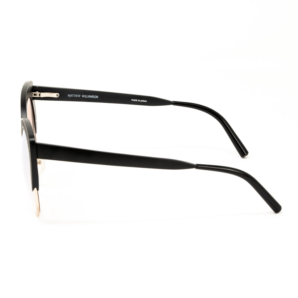 Matthew Williamson x Linda Farrow Black Sunglasses