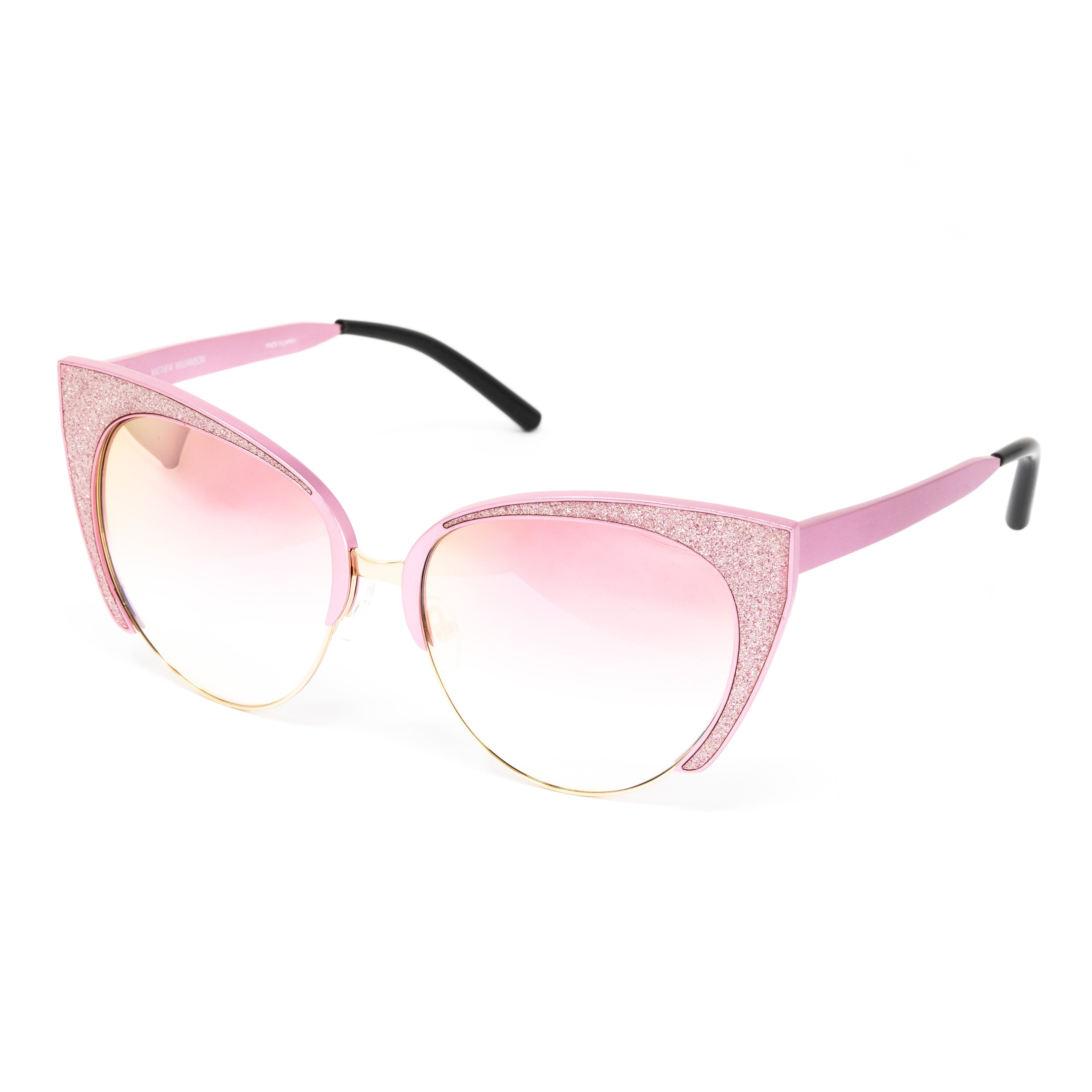 Matthew Williamson x Linda Farrow Pink Sunglasses
