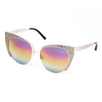 Matthew Williamson x Linda Farrow Rainbow Glitter Sunglasses