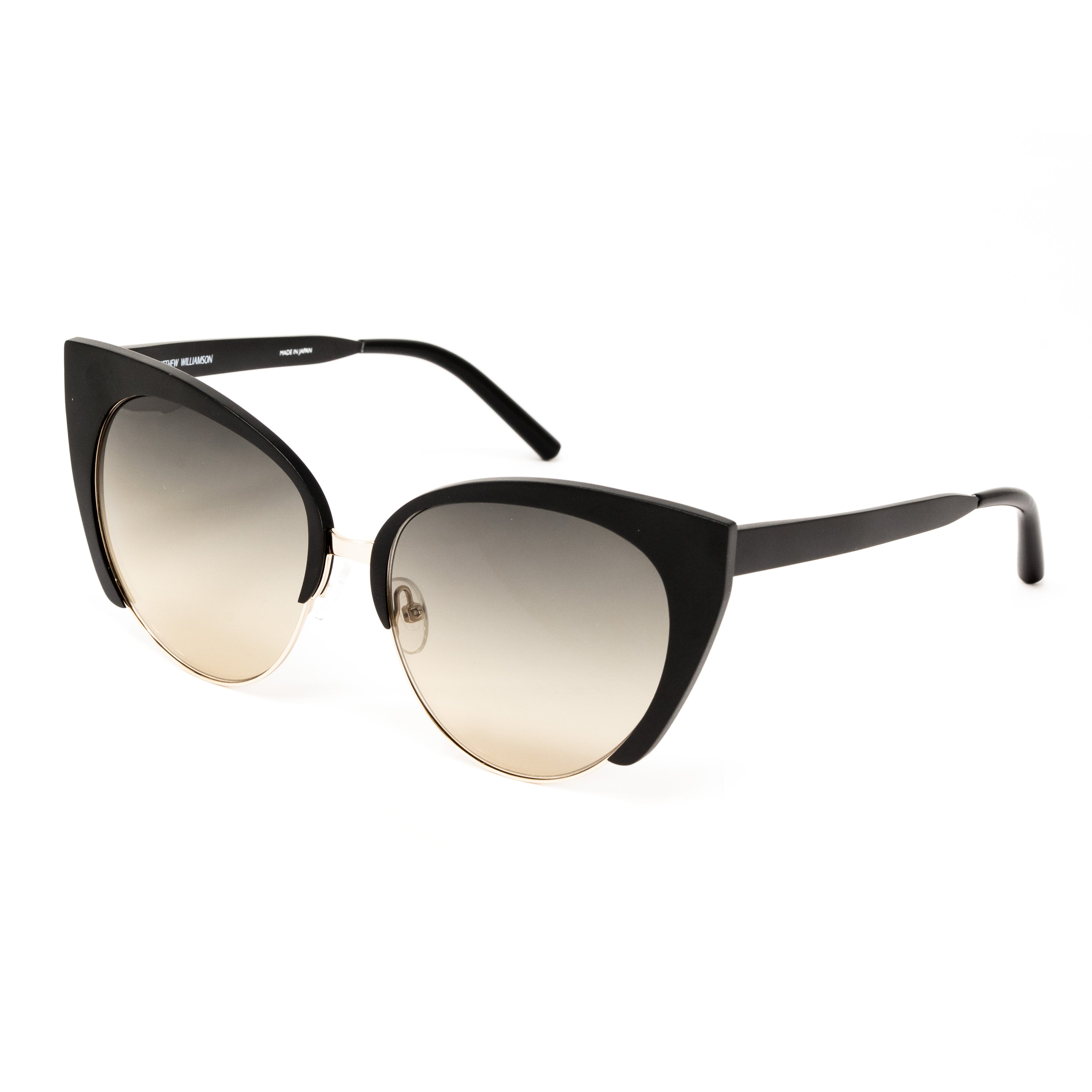 Matthew Williamson x Linda Farrow Black Sunglasses
