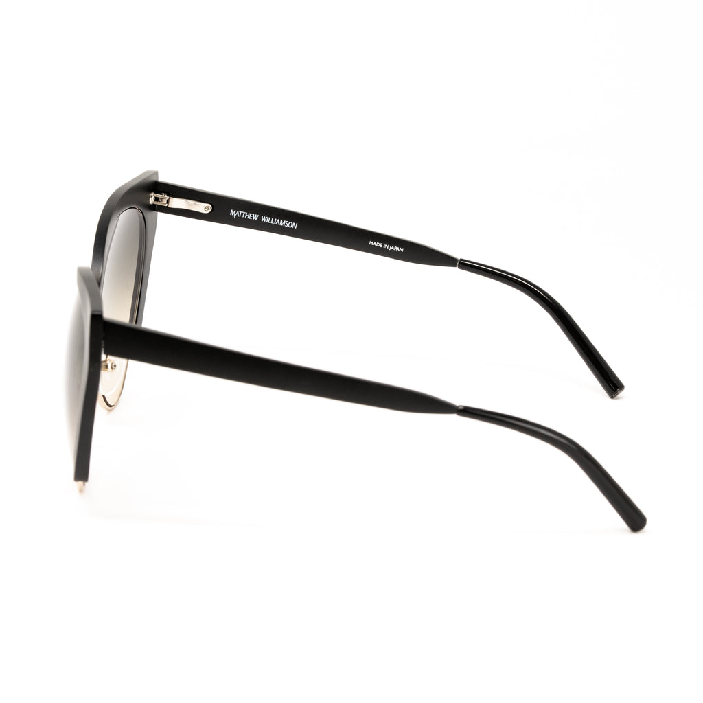 Matthew Williamson x Linda Farrow Black Sunglasses