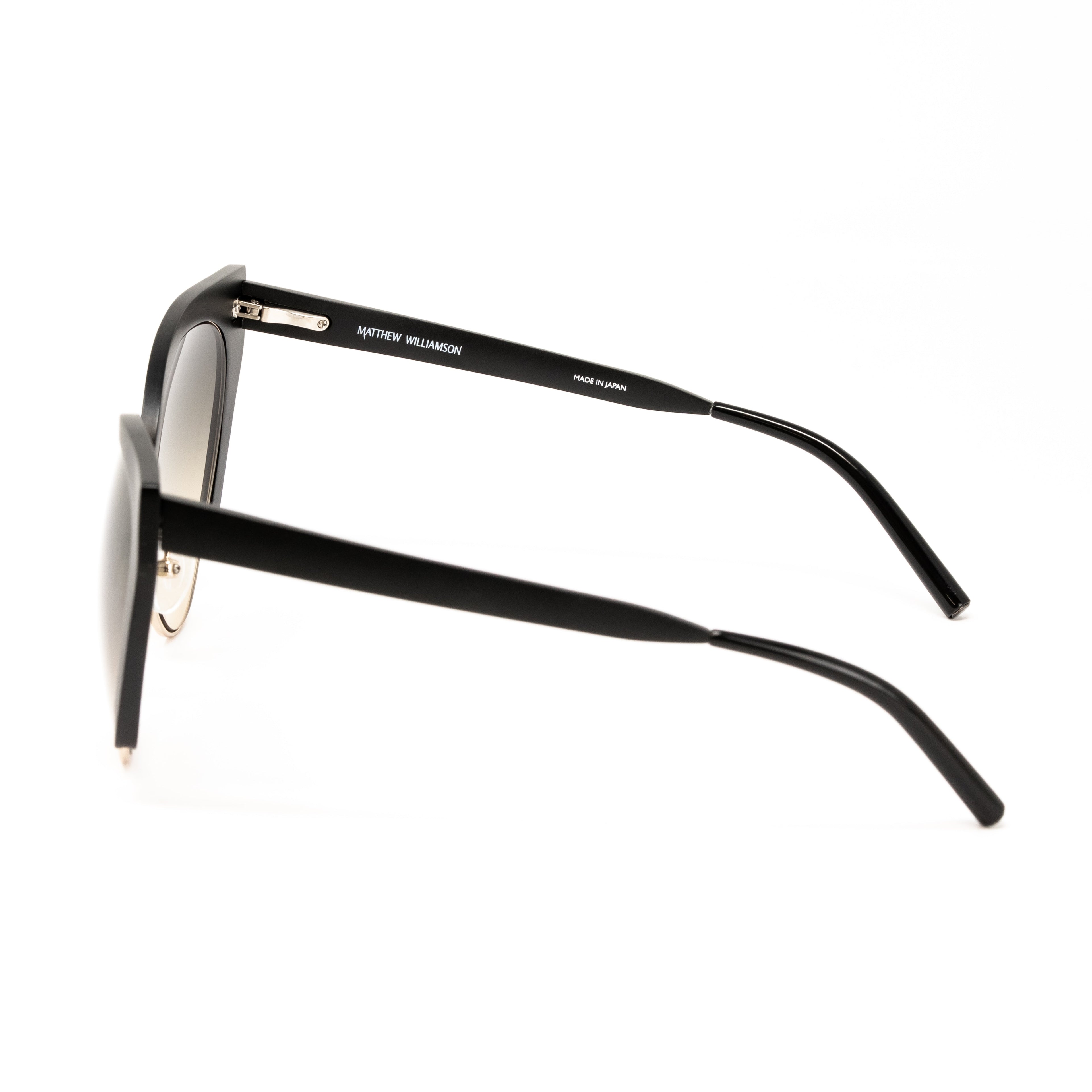 Matthew Williamson x Linda Farrow Black Sunglasses