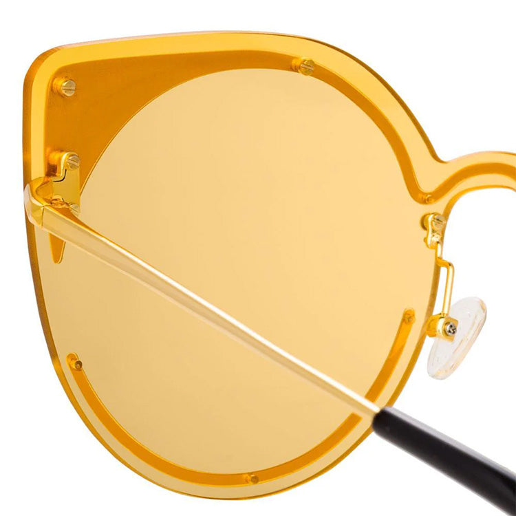 Matthew Williamson x Linda Farrow Yellow Sunglasses