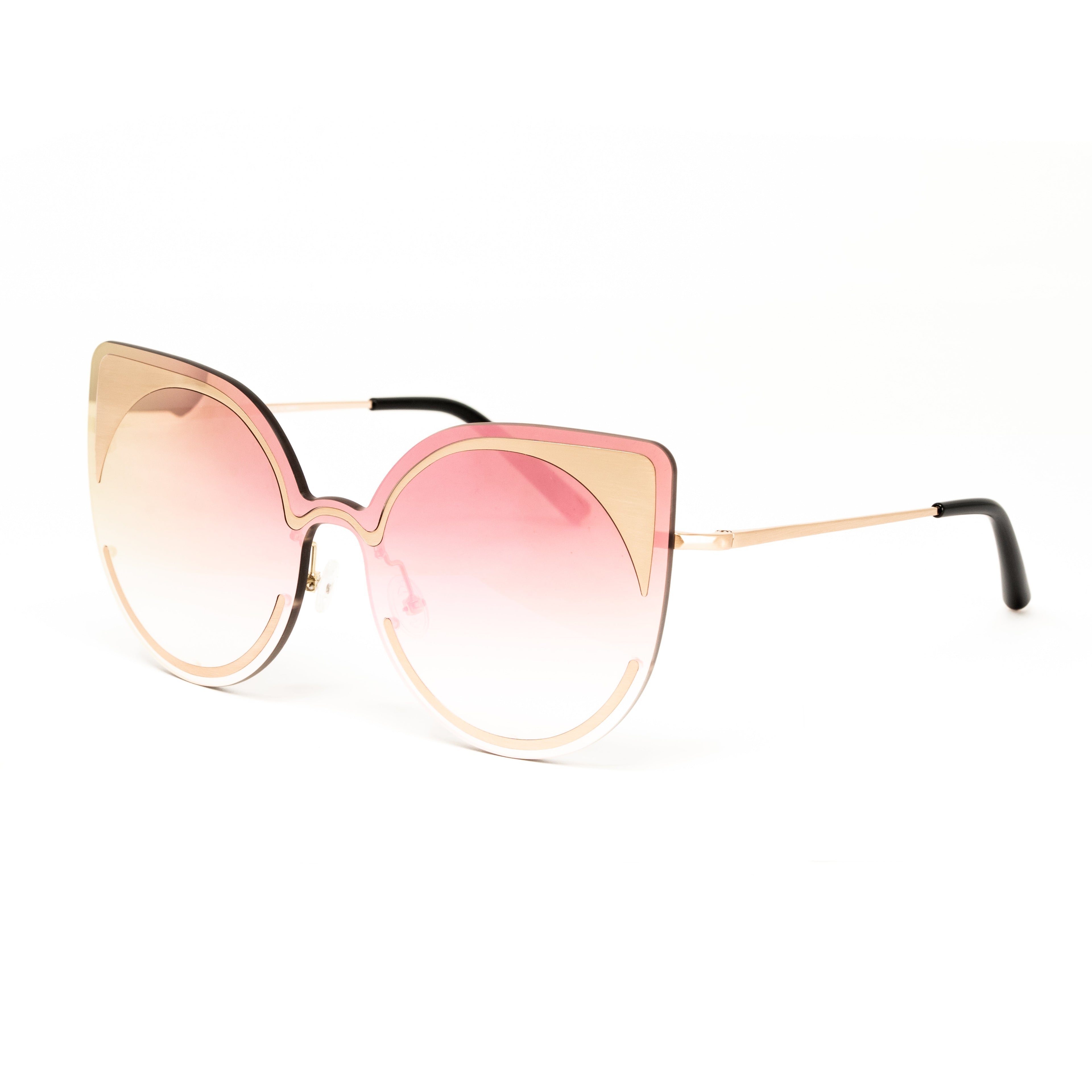 Matthew Williamson x Linda Farrow Pink Cat-eye Sunglasses