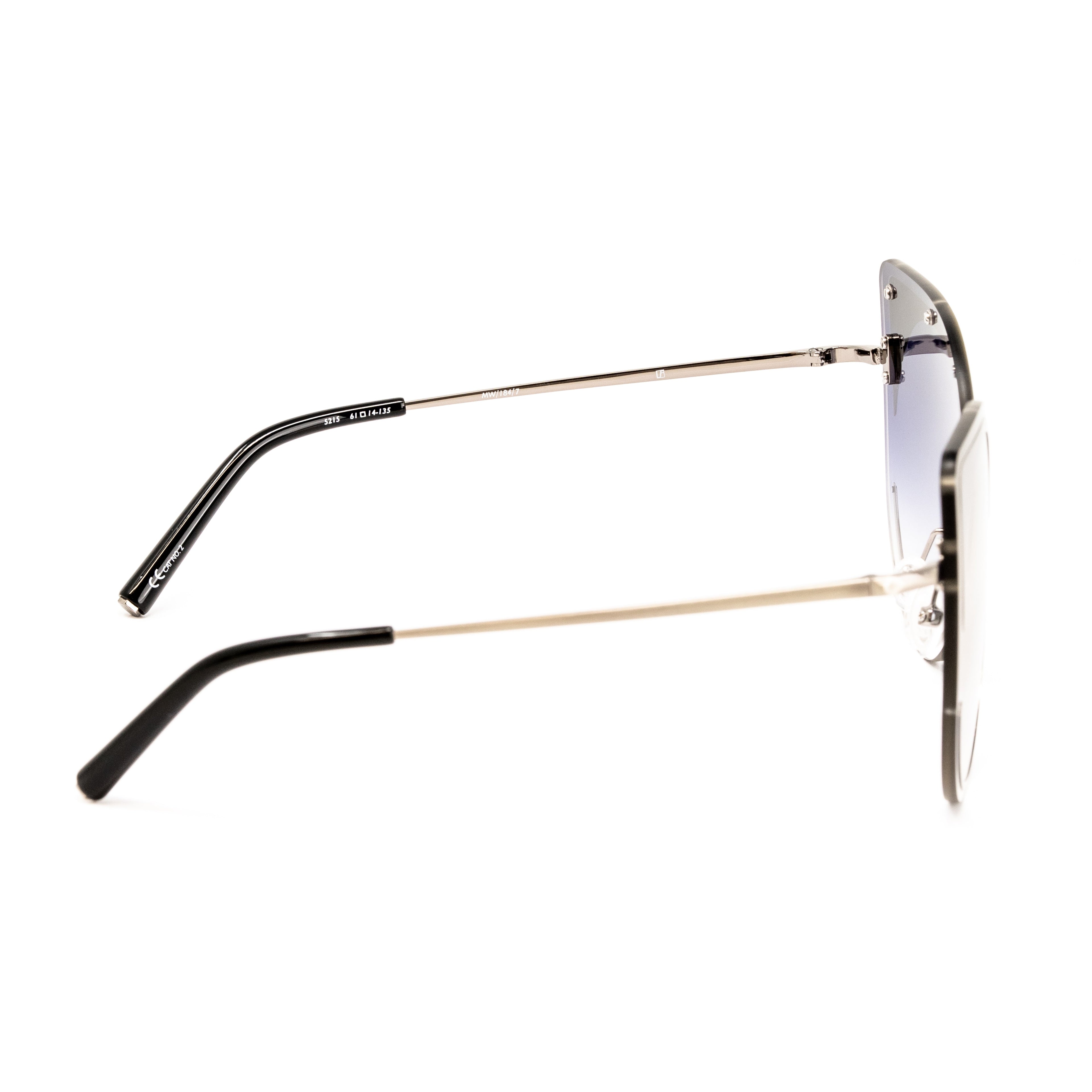Matthew Williamson x Linda Farrow Purple Cat-eye Sunglasses