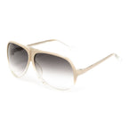 Matthew Williamson x Linda Farrow Cream Sunglasses