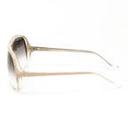 Matthew Williamson x Linda Farrow Cream Sunglasses