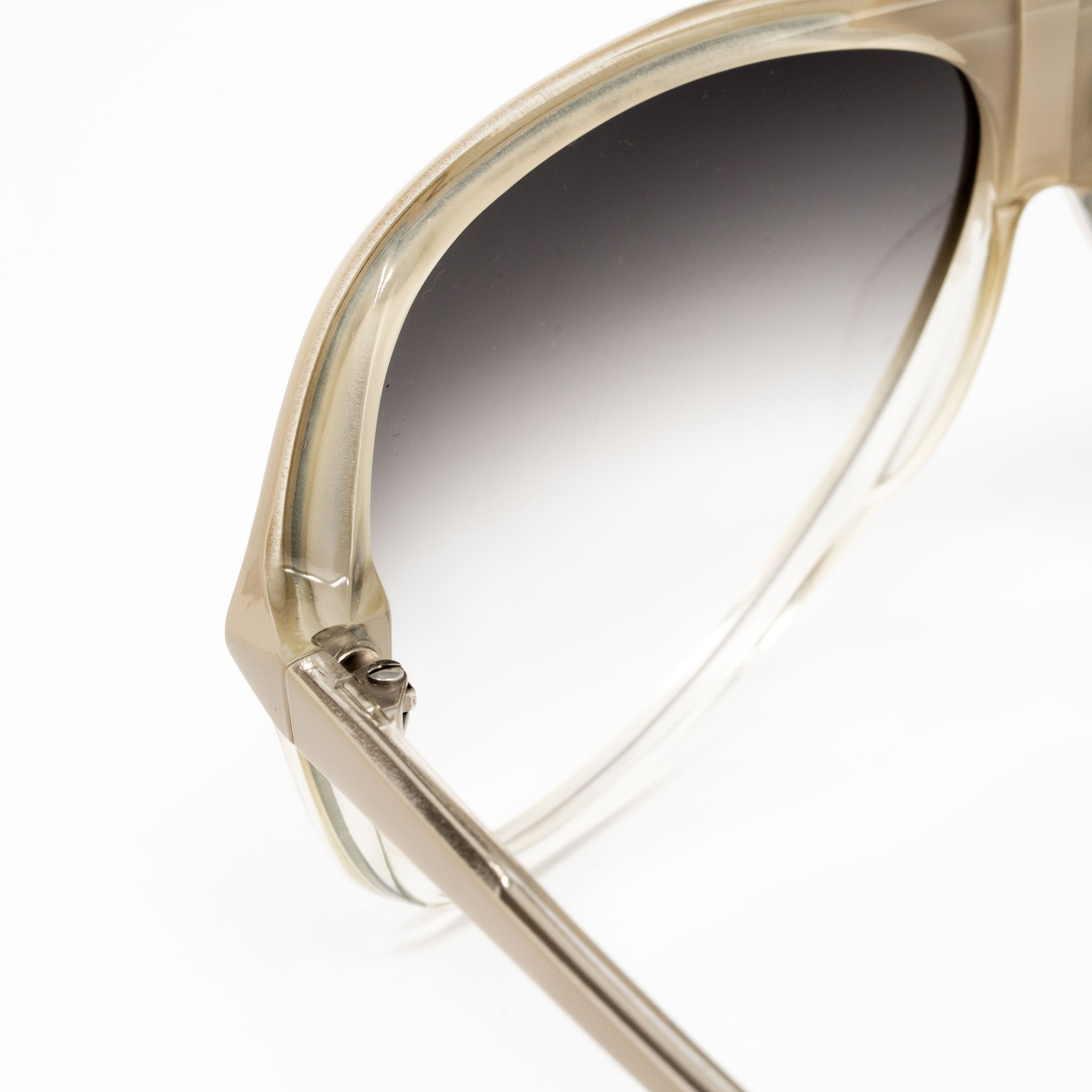 Matthew Williamson x Linda Farrow Cream Sunglasses
