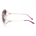 Matthew Williamson x Linda Farrow Purple Sunglasses