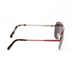 Matthew Williamson x Linda Farrow Burgundy Sunglasses