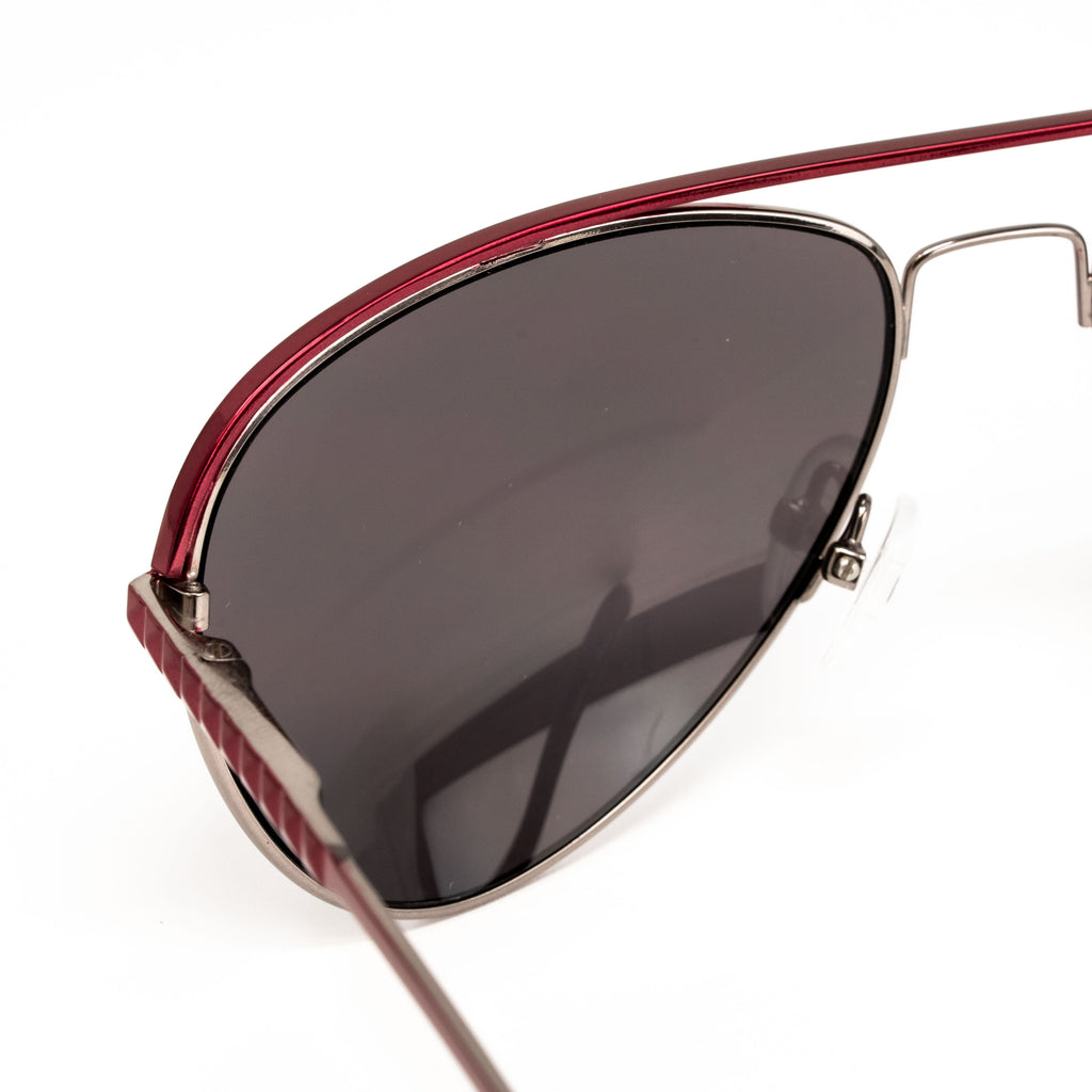 Matthew Williamson x Linda Farrow Burgundy Sunglasses