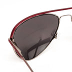 Matthew Williamson x Linda Farrow Burgundy Sunglasses