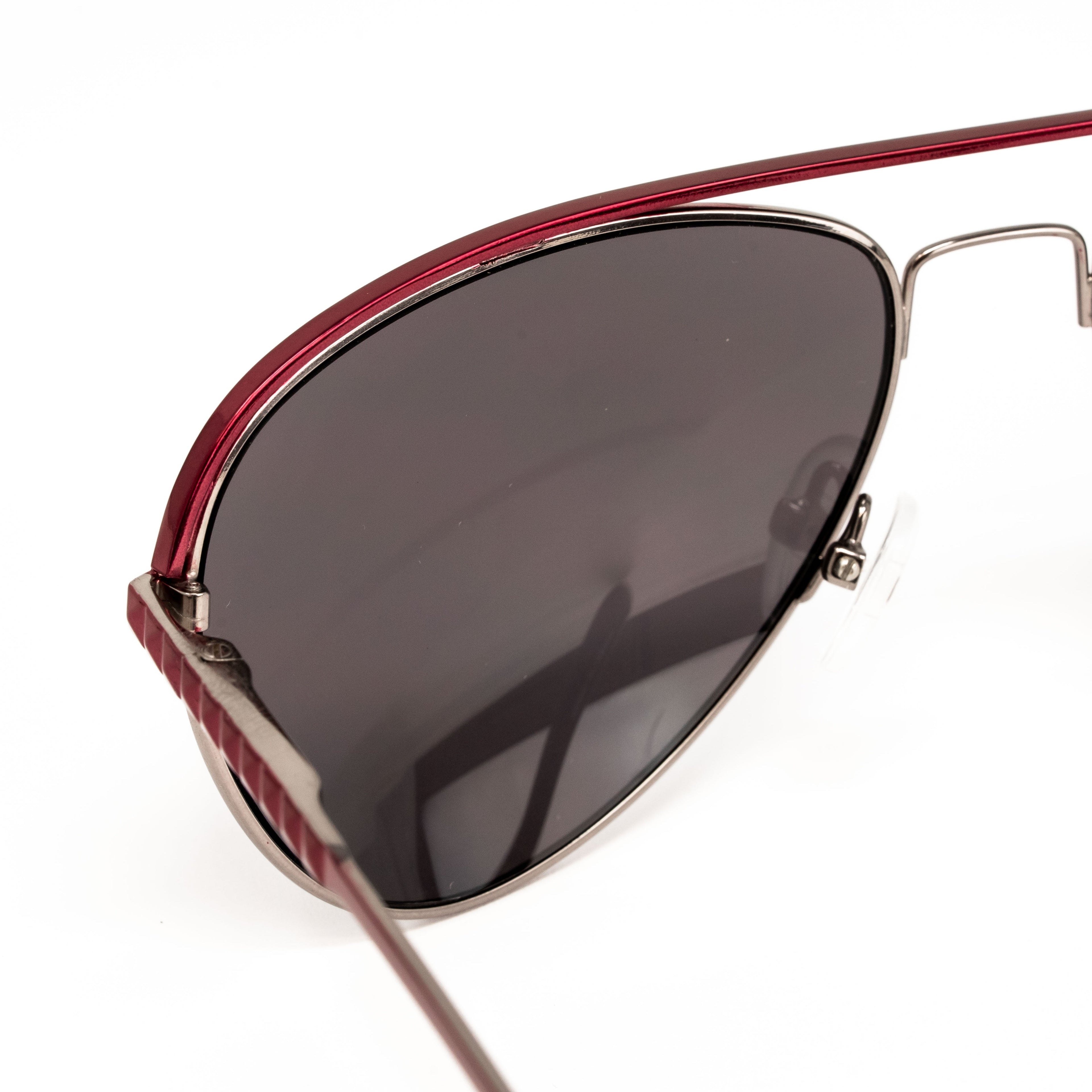 Matthew Williamson x Linda Farrow Burgundy Sunglasses