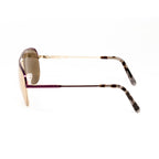 Matthew Williamson x Linda Farrow Gold Mirror Sunglasses