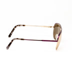 Matthew Williamson x Linda Farrow Gold Mirror Sunglasses