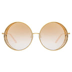 Matthew Williamson x Linda Farrow Gold Sunglasses