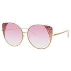 Matthew Williamson x Linda Farrow Pink Sunglasses