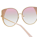 Matthew Williamson x Linda Farrow Pink Sunglasses