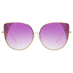Matthew Williamson x Linda Farrow Purple Sunglasses