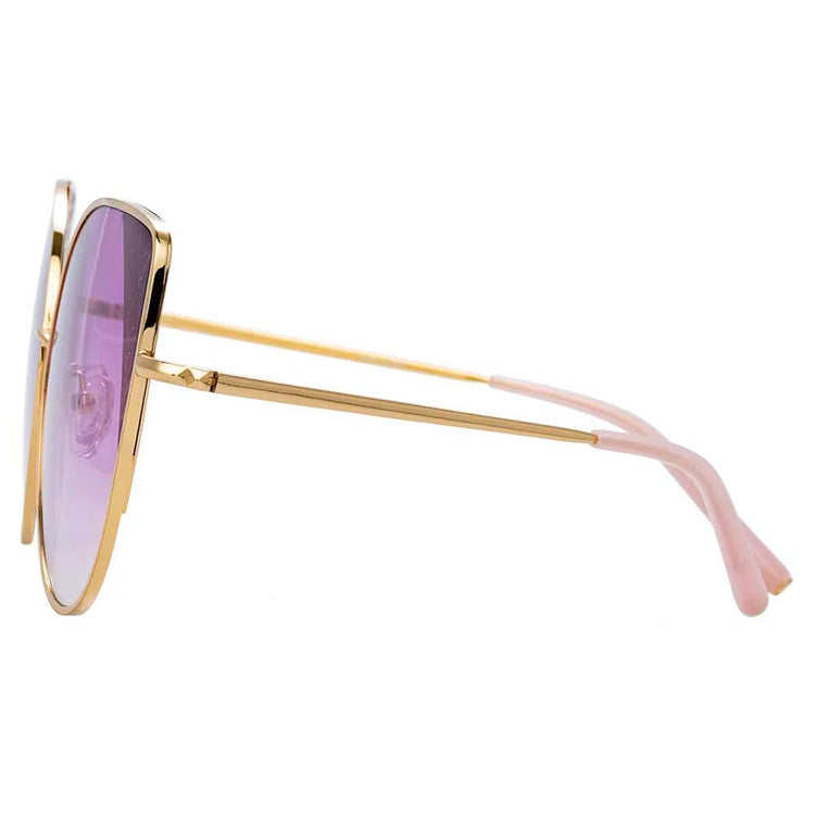 Matthew Williamson x Linda Farrow Purple Sunglasses