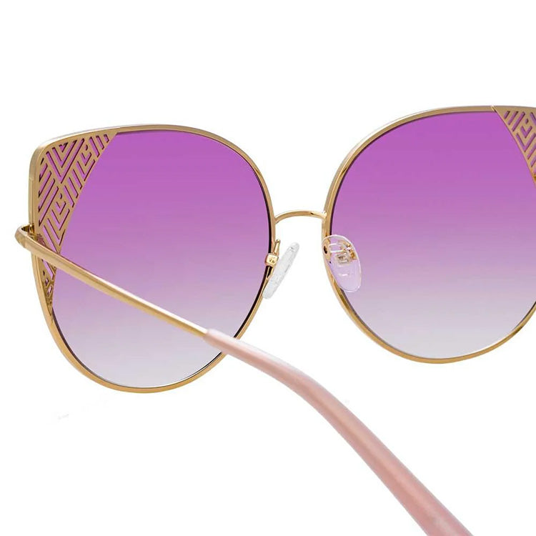 Matthew Williamson x Linda Farrow Purple Sunglasses