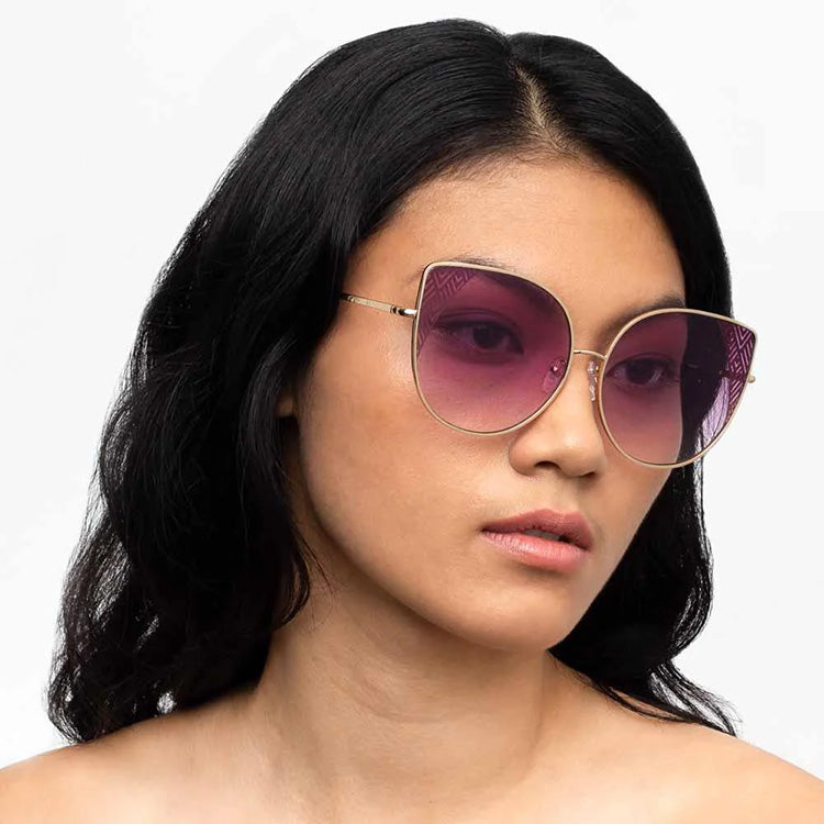 Matthew Williamson x Linda Farrow Purple Sunglasses