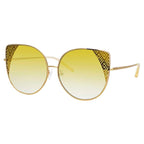 Matthew Williamson x Linda Farrow Yellow Sunglasses