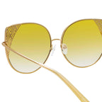 Matthew Williamson x Linda Farrow Yellow Sunglasses