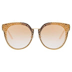 Matthew Williamson x Linda Farrow Light Brown Sunglasses