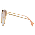 Matthew Williamson x Linda Farrow Light Brown Sunglasses