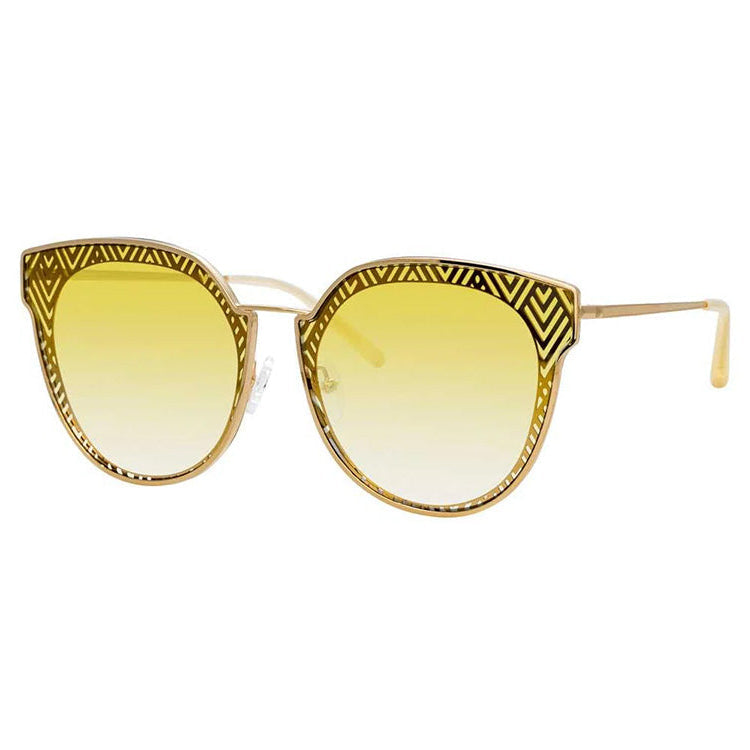 Matthew Williamson x Linda Farrow Yellow Sunglasses