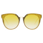 Matthew Williamson x Linda Farrow Yellow Sunglasses
