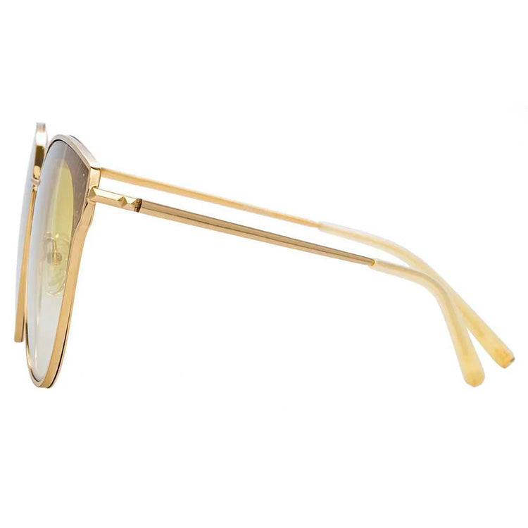 Matthew Williamson x Linda Farrow Yellow Sunglasses