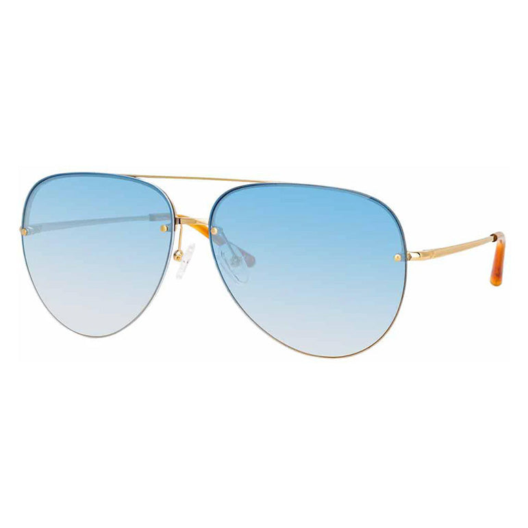 Matthew Williamson x Linda Farrow Blue Sunglasses