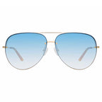 Matthew Williamson x Linda Farrow Blue Sunglasses