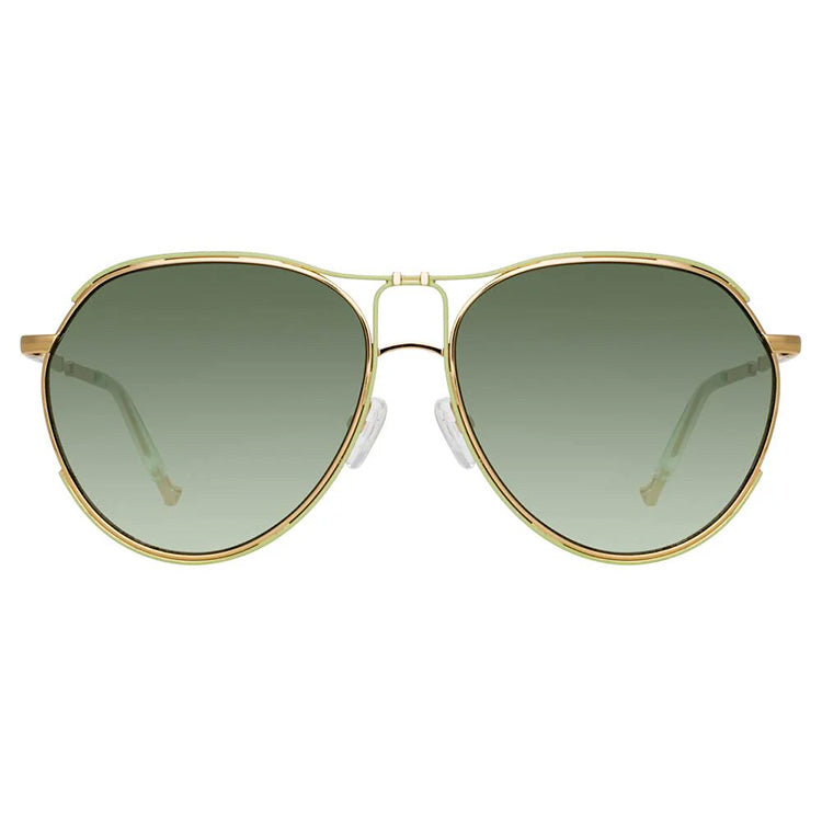 Matthew Williamson x Linda Farrow Green Sunglasses