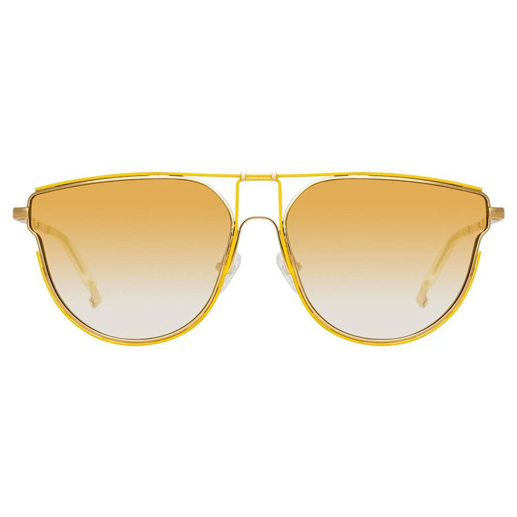 Matthew Williamson x Linda Farrow yellow Sunglasses