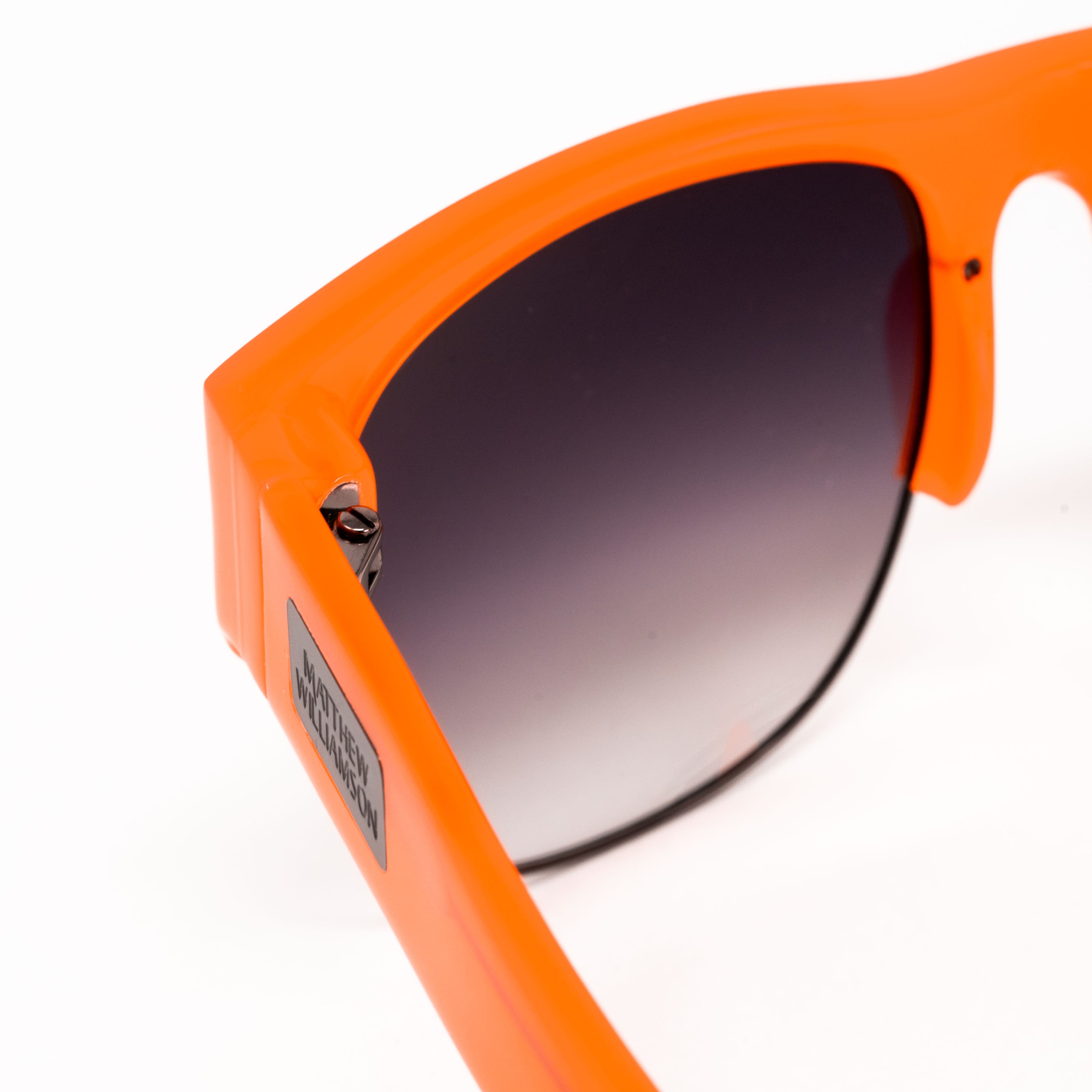 Matthew Williamson x Linda Farrow Orange Sunglasses