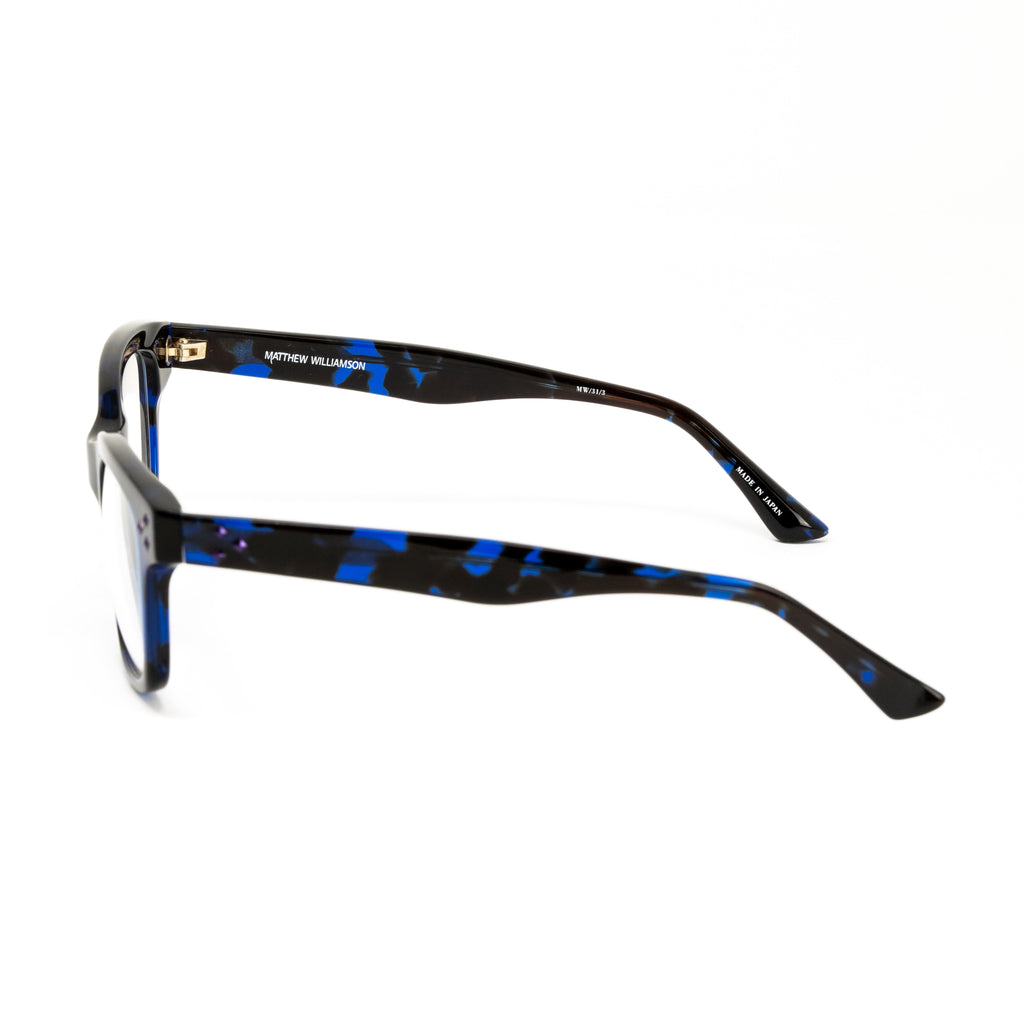 Matthew Williamson x Linda Farrow Blue Sunglasses
