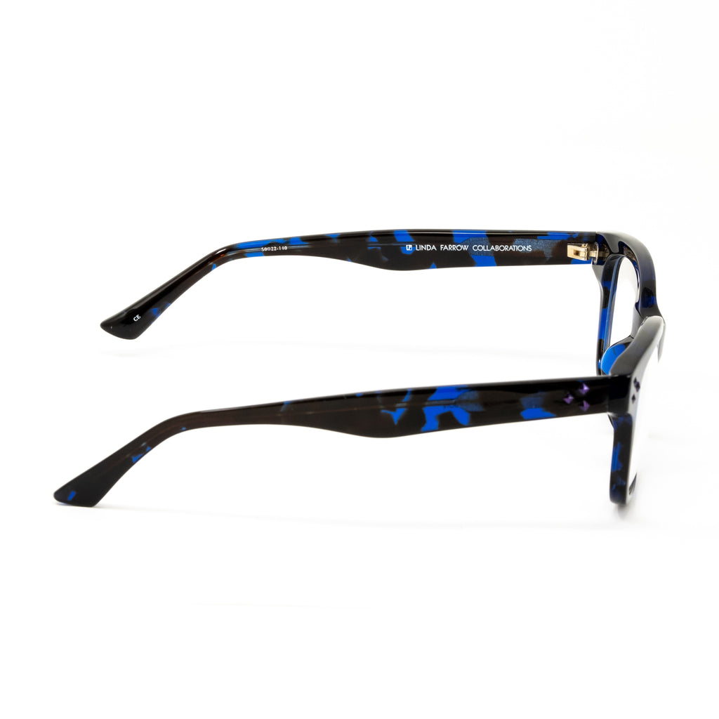 Matthew Williamson x Linda Farrow Blue Sunglasses