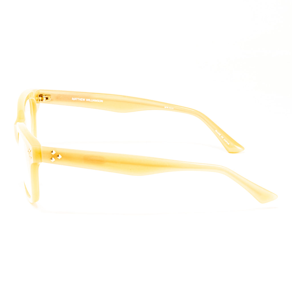 Matthew Williamson x Linda Farrow Honey Yellow Eyeglasses