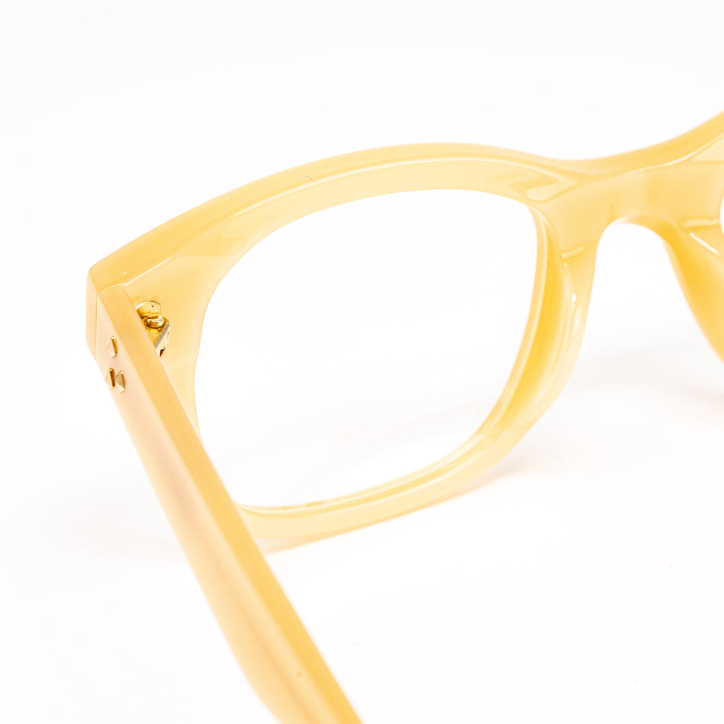 Matthew Williamson x Linda Farrow Honey Yellow Eyeglasses