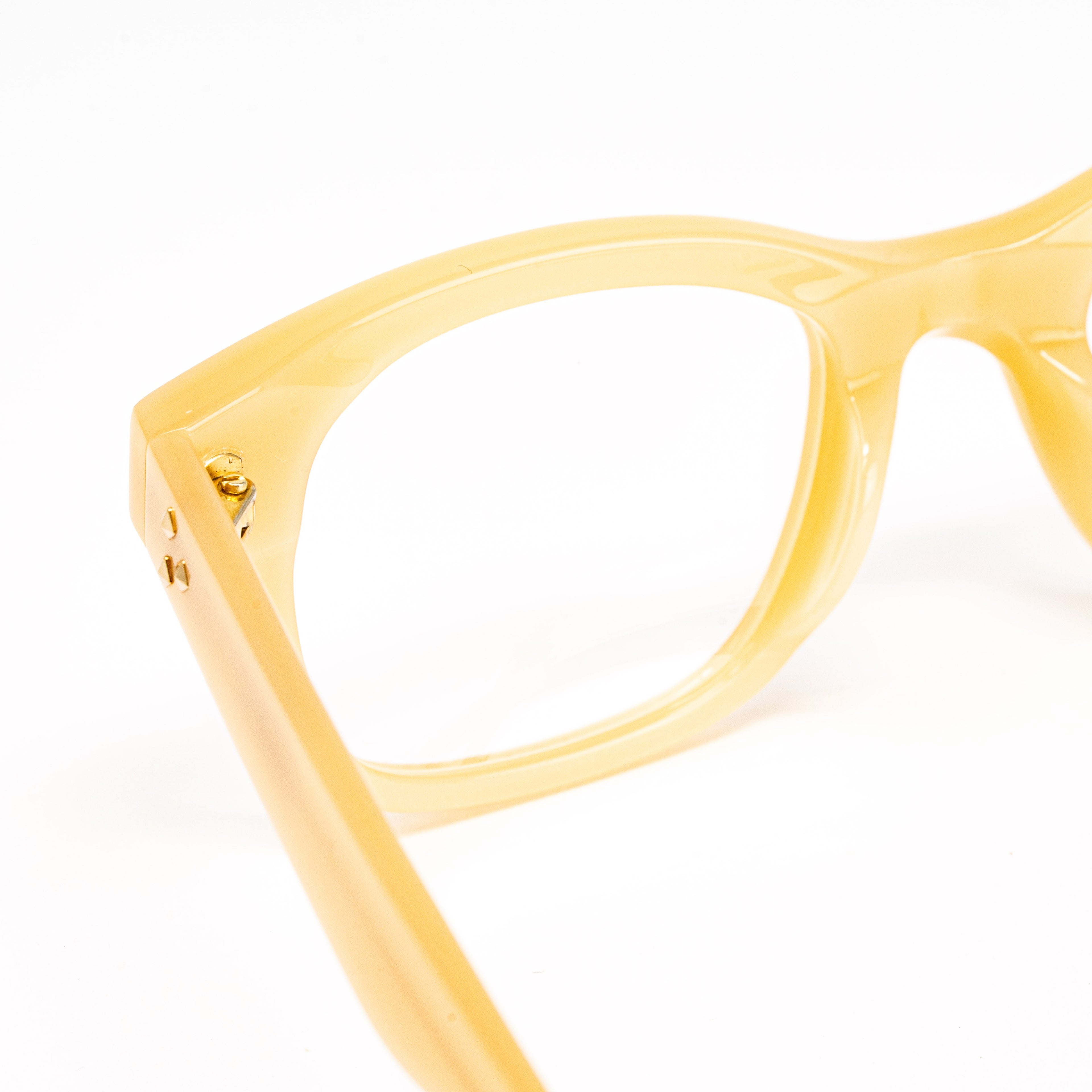 Matthew Williamson x Linda Farrow Honey Yellow Eyeglasses