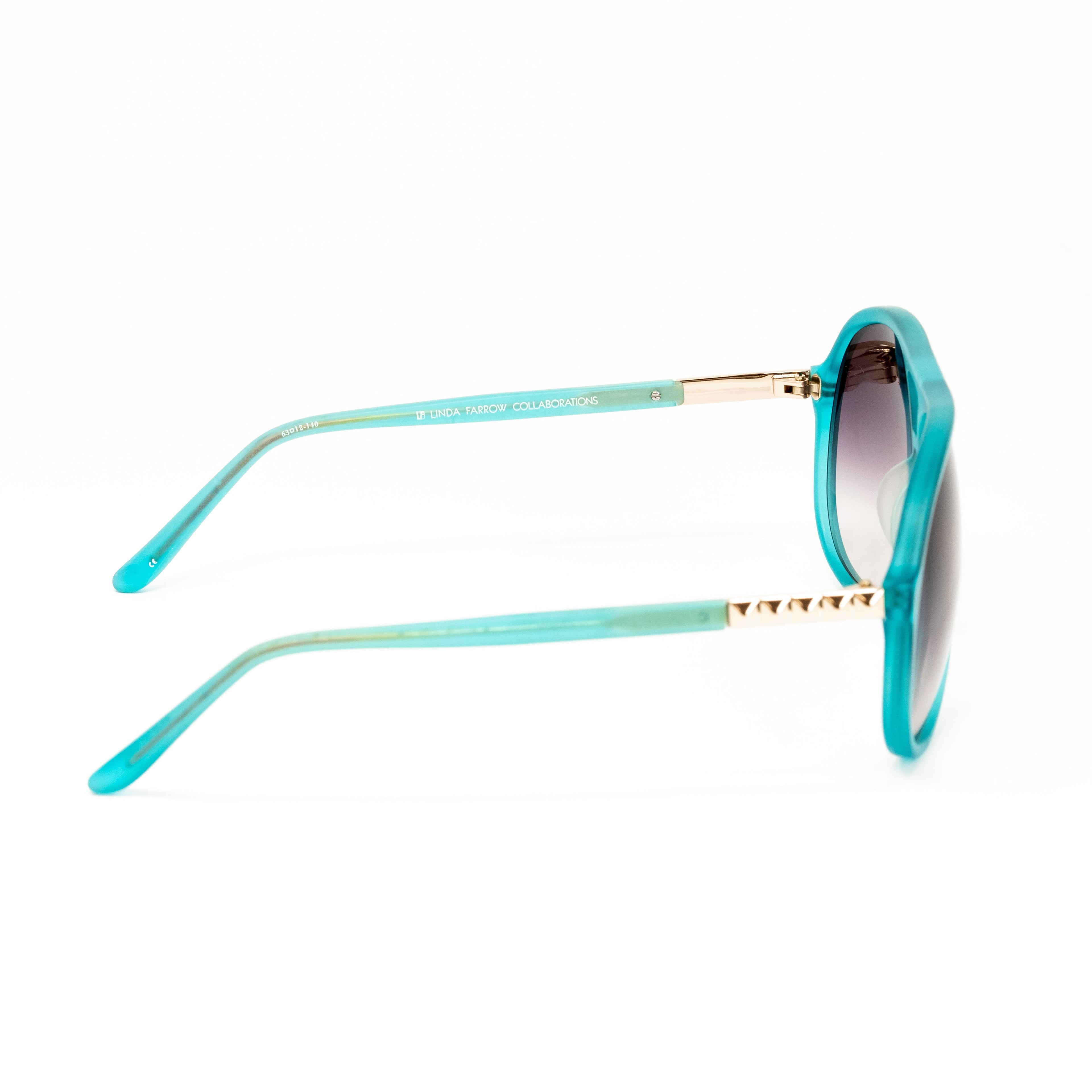 Matthew Williamson x Linda Farrow Blue Sunglasses