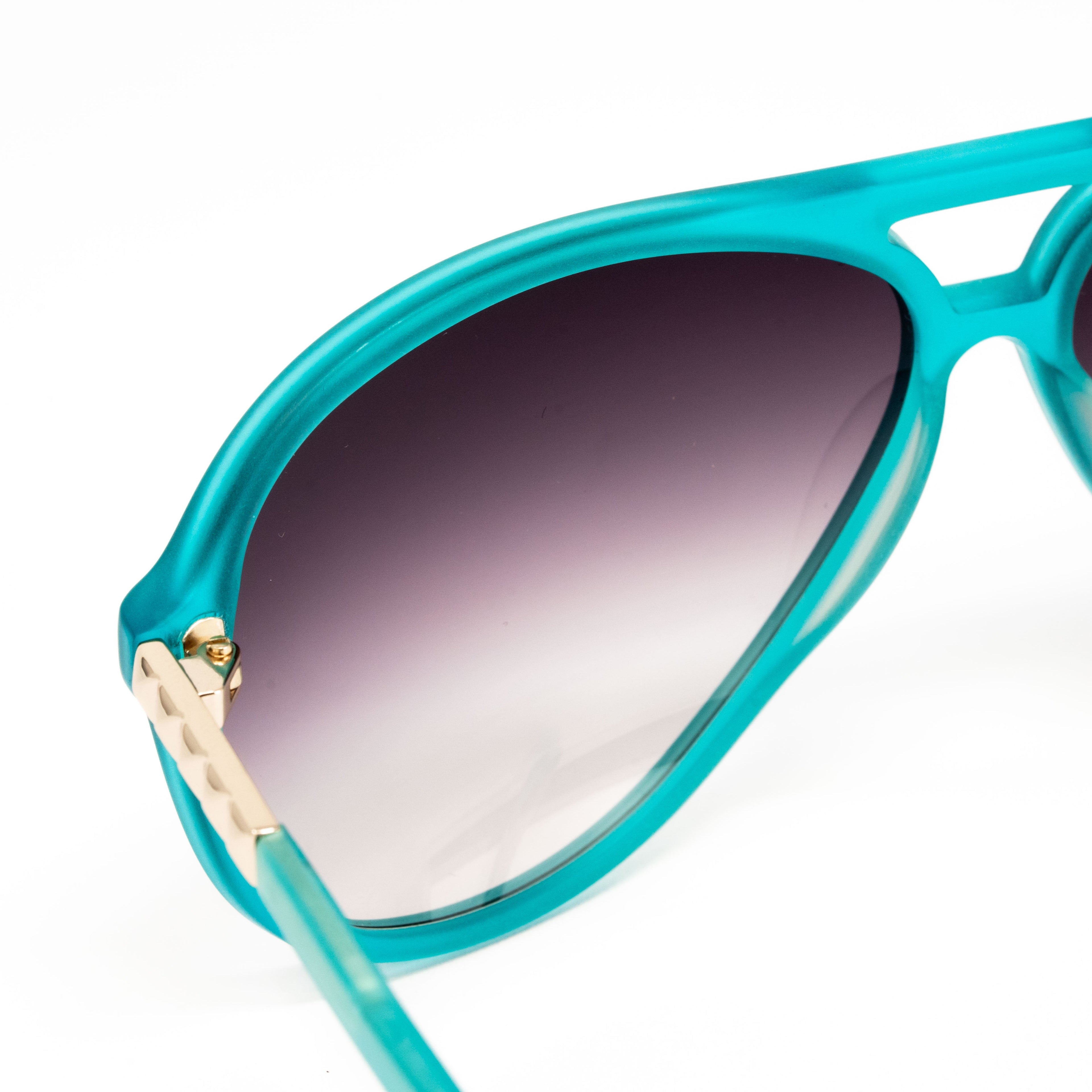 Matthew Williamson x Linda Farrow Blue Sunglasses